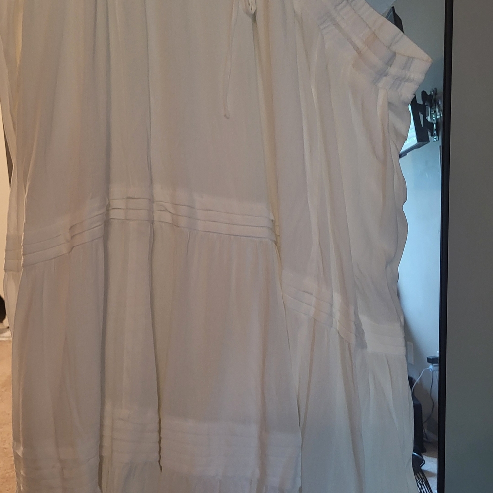 Torrid White Maxi Skirt